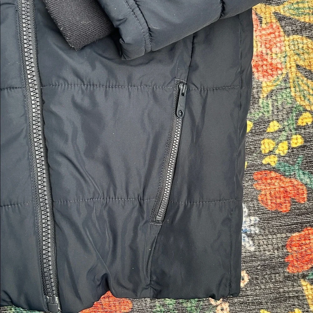 Abercrombie Ultra Collection Navy Blue Puffer Parka with Hood, Size 5/6